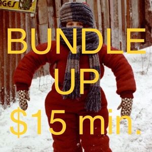 “I Can’t put my arms down!” Bundle up! Spend at least $15 to complete purchase